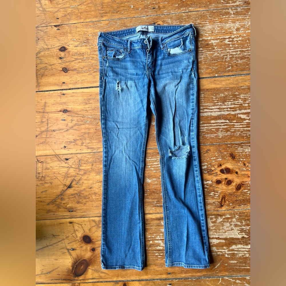 Hollister Women's Straight Leg Blue Jeans
